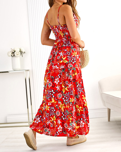 Royalfashion Дамска памучна миди рокля