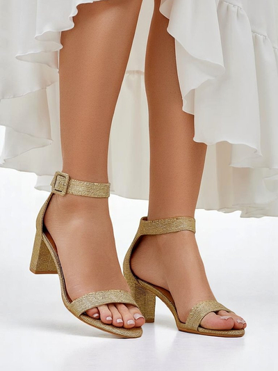 Royalfashion Бляскави дамски сандали Montrea