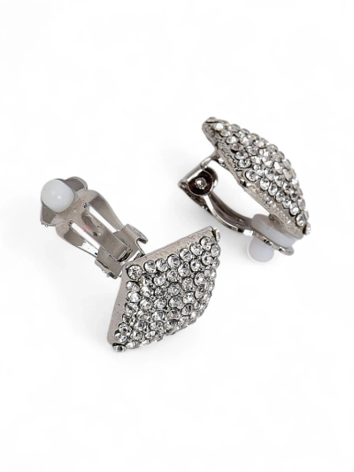 Royalfashion Дамски клипс обеци с цирконии