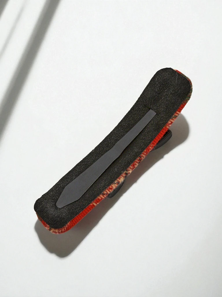 Royalfashion Карирана шнола за коса с панделка