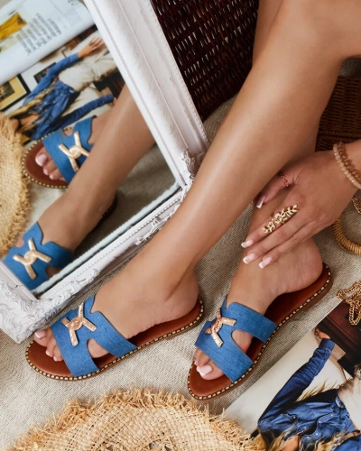 Royalfashion Дамски джапанки Ovore с плоска подметка