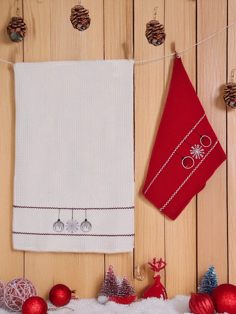 Комплект кърпи за празници на Royalfashion Щастлива Нова година