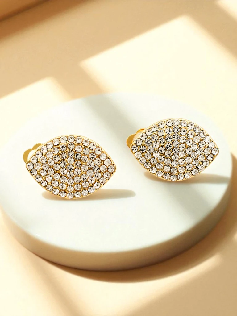 Royalfashion Дамски клипси с кубичен цирконий