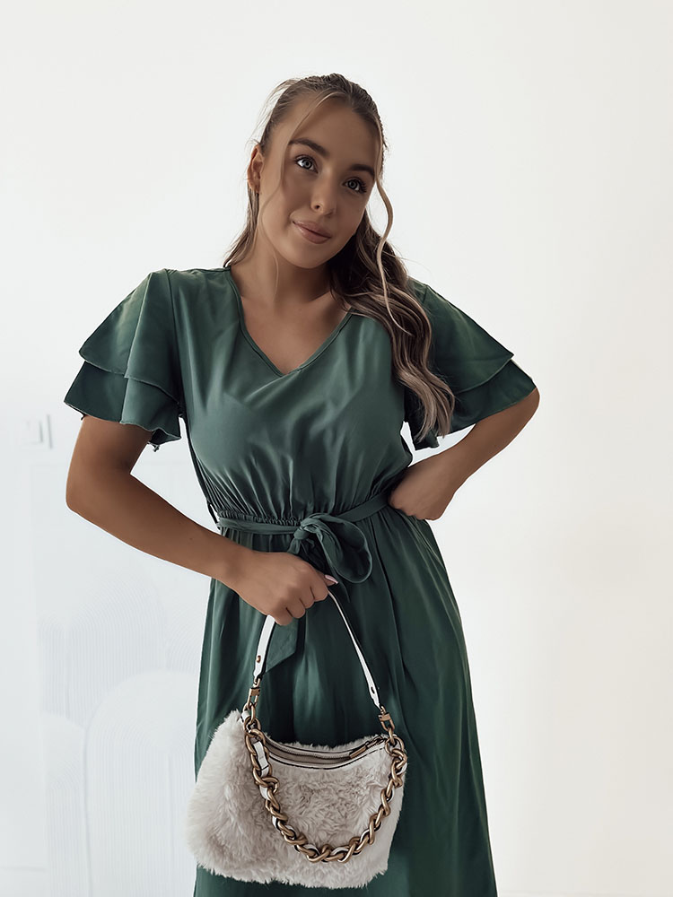 Royalfashion Дамска семпла миди рокля