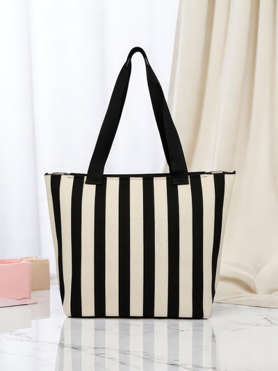 Роялфашън Платнена Чанта Stripe Daily