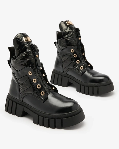 Royalfashion Дамски ботуши в черно Selilka