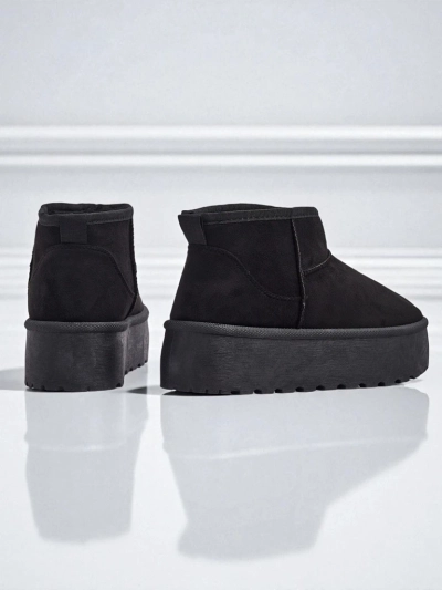 Къси дамски боти а ла сноубутс Memi