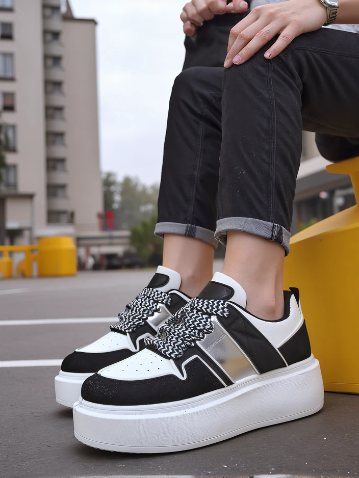 Royalfashion дамски платформи спортни маратонки Gevigos