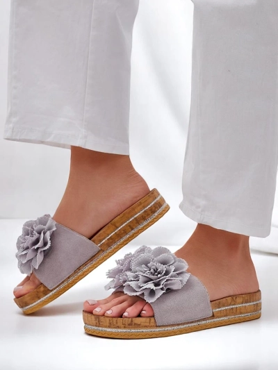 Тапи Royalfashion за жени с цветя Focce