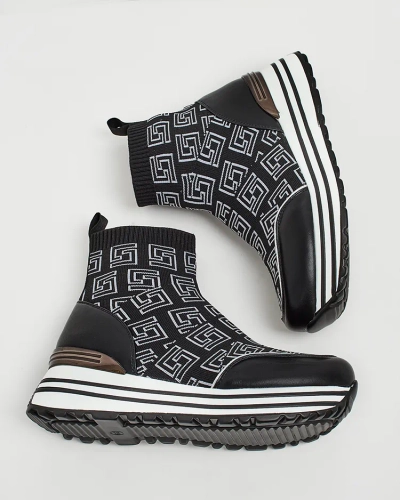 Royalfashion Дамски спортни високи маратонки Lori