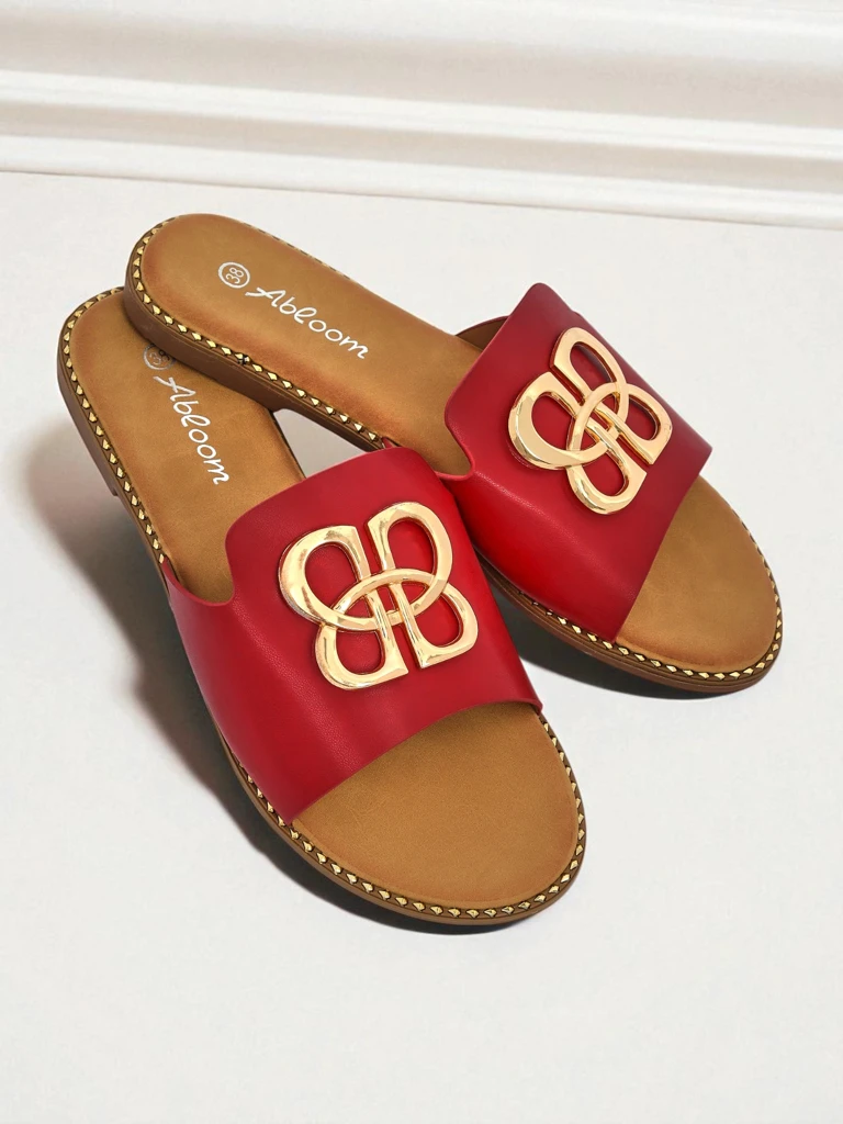 Royalfashion Дамски чехли с равна подметка Heraklia