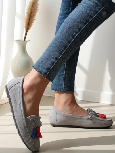 Royalfashion Жени екологични замшеви мокасини Zimmid