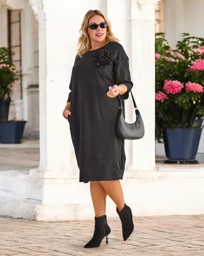 Дамска рокля с пуловер от Royalfashion