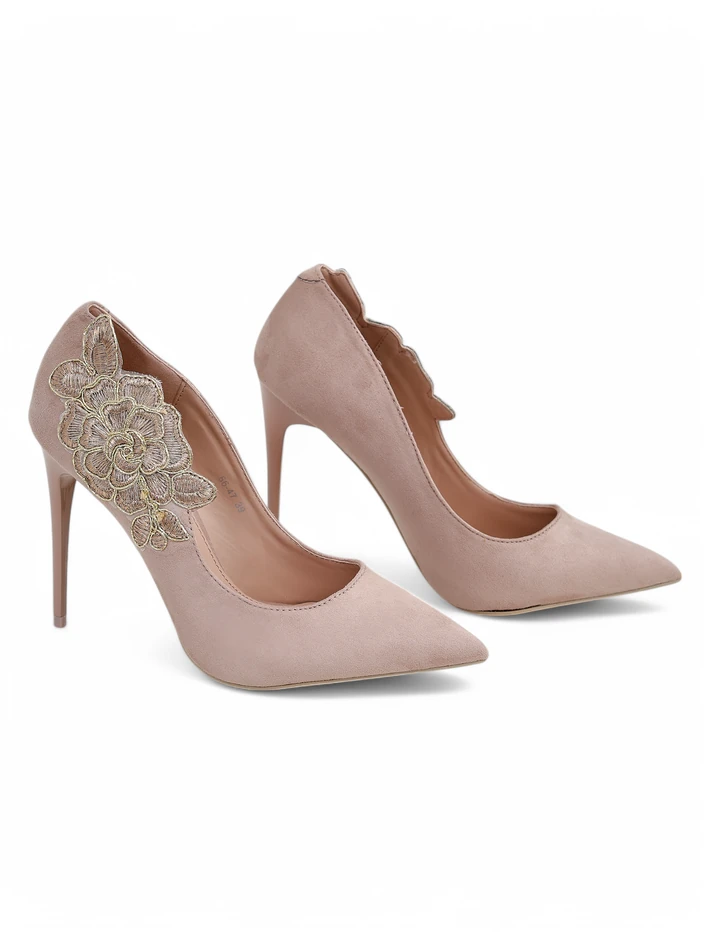 Royalfashion Женски токчета с цветя Sollabe