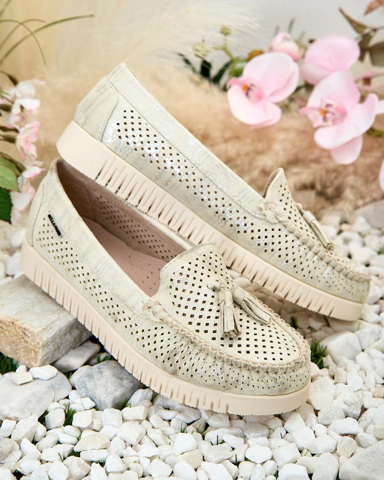 Royalfashion Дамски ажурни мокасини Molaffa