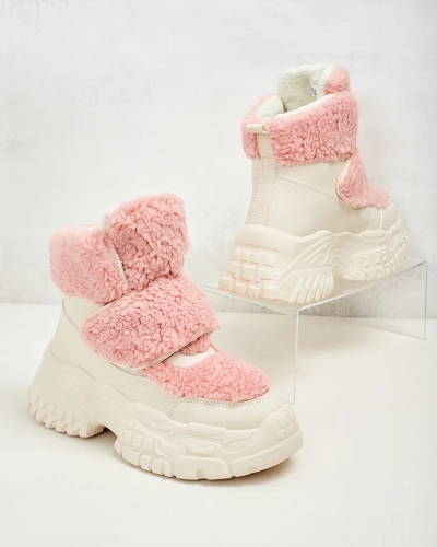 Royalfashion Дамски ботуши за сняг с овча кожа Segulla