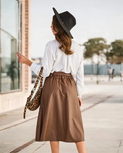 Рокля за миди юниори на Royalfashion PLUS SIZE