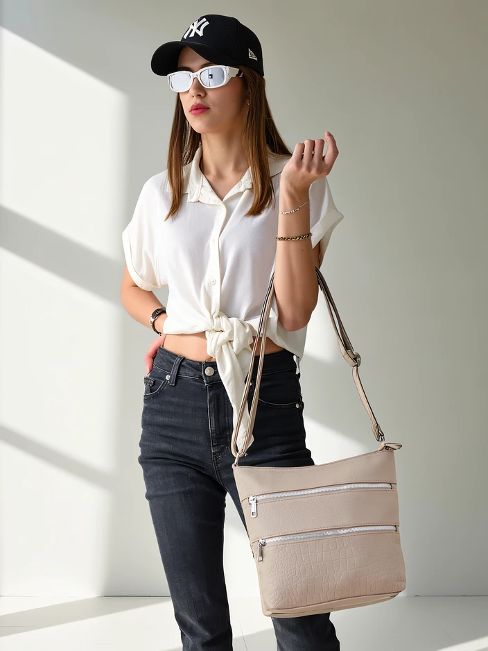 Royalfashion Дамска малка чанта от еко кожа