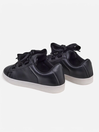 Кецове от еко-кожа на Royalfashion за жени с декоративни връзки Etti