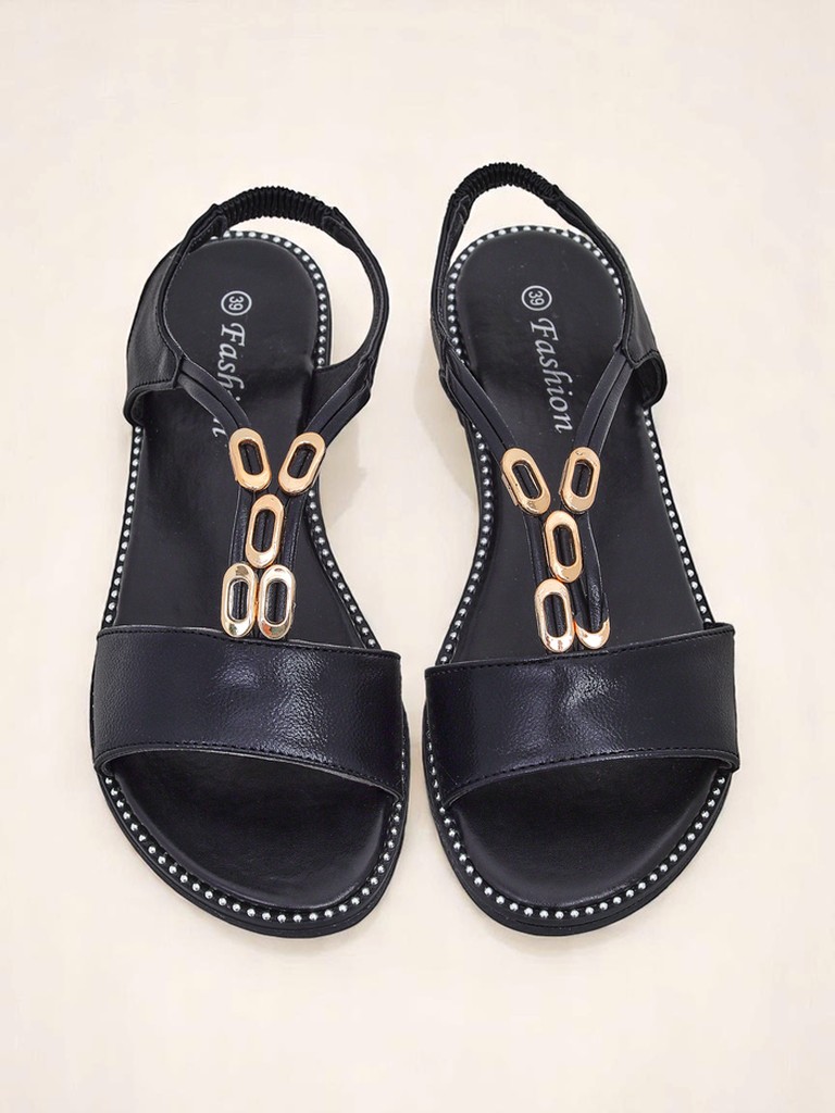 Royalfashion Дамски сандали с декоративни каишки Siena Glow