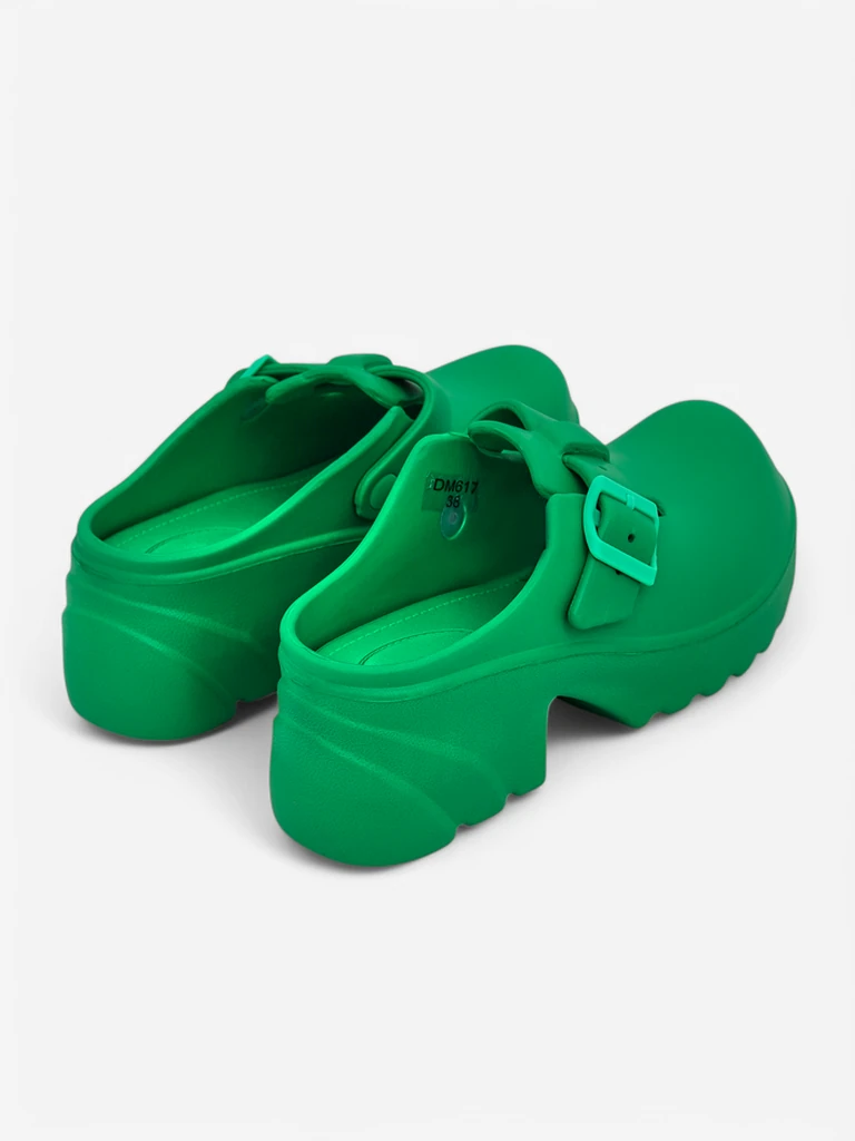 Royalfashion Женски гумени сандали на ток Voxones