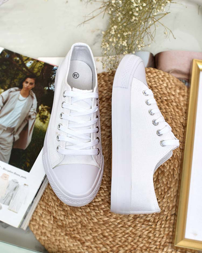 Royalfashion Дамски класически маратонки с връзки Ogisea