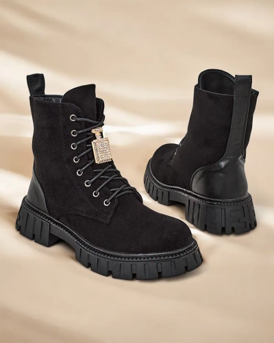 Ройалфешън Дамски ботуши от екосюед работник Едвинес