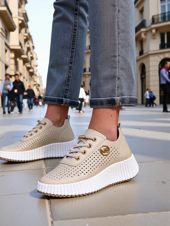 Royalfashion Женски спортни маратонки с изтегляща се връзка Jovenes