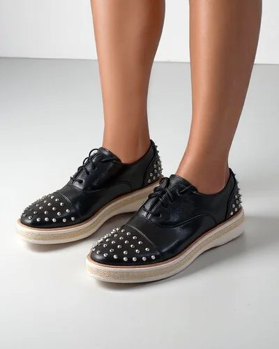 Обувки за жени Royalfashion с равна подметка, декорирани с шипове Azaldo