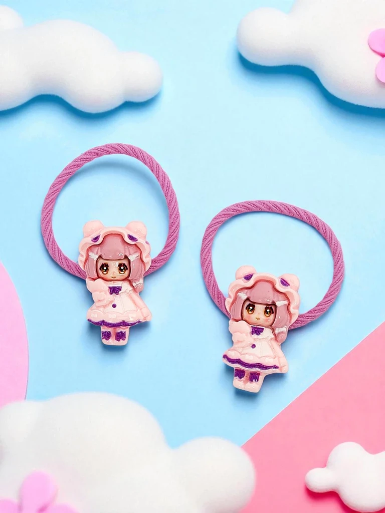 Ластици за коса Bambina Rosetta с куклен мотив