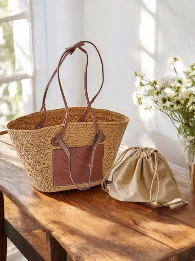 Royalfashion Голяма сламена чанта за жени