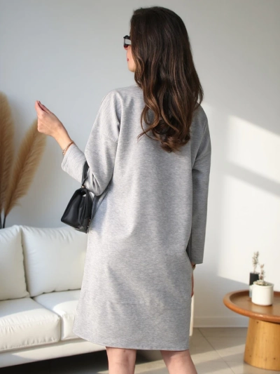 Royalfashion Дамска платнена рокля