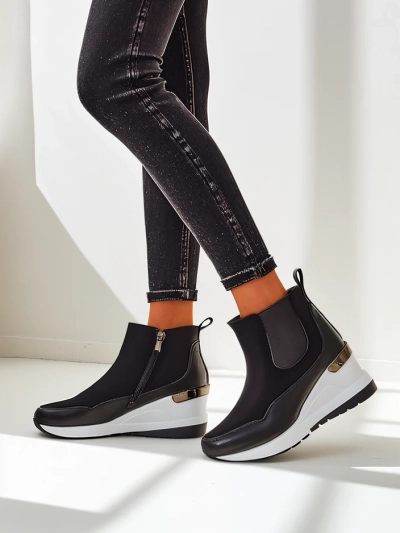 Женски ботуши на скрит ток Royalfashion Zafico