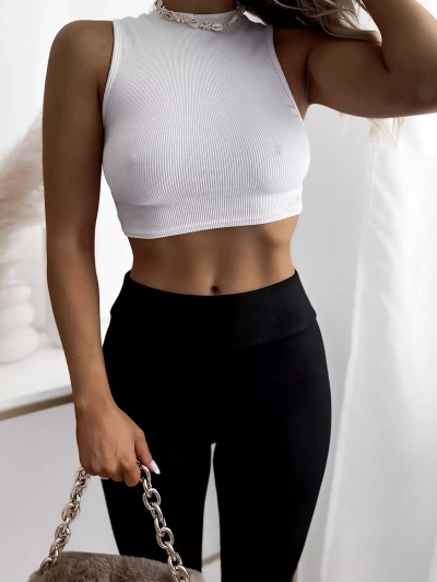 Затоплен черен дамски клин- Облекло