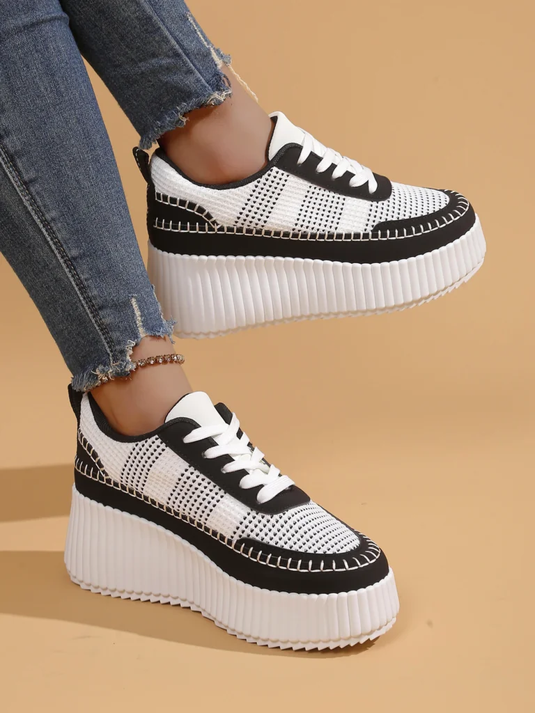 Royalfashion дамски платформа кецове Siserra