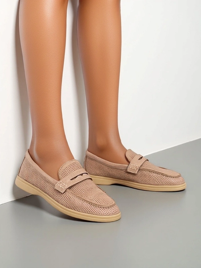 Royalfashion Дамски перфорирани мокасини Sierros