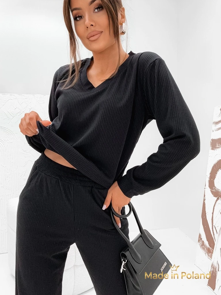 Памучен дамски плетен комплект Shadow Line