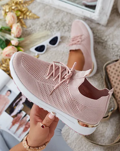 Royalfashion Дамски спортни обувки от плат Amgent