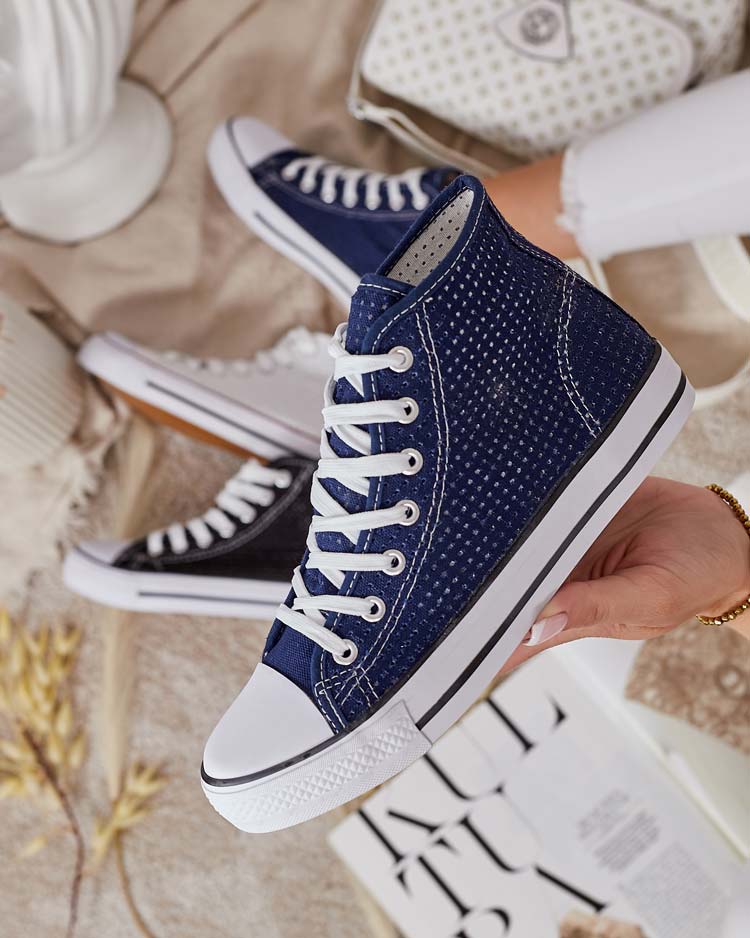 Royalfashion Дамски ажурни кецове Nimm