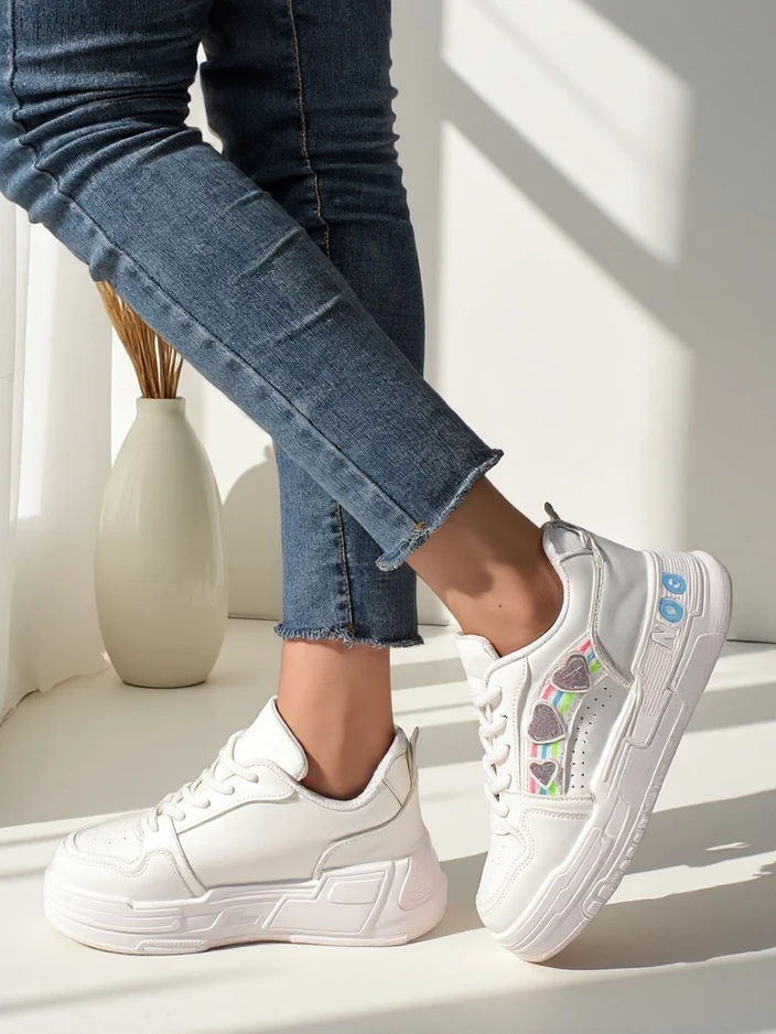 Royalfashion Дамски маратонки с брокат Samoles