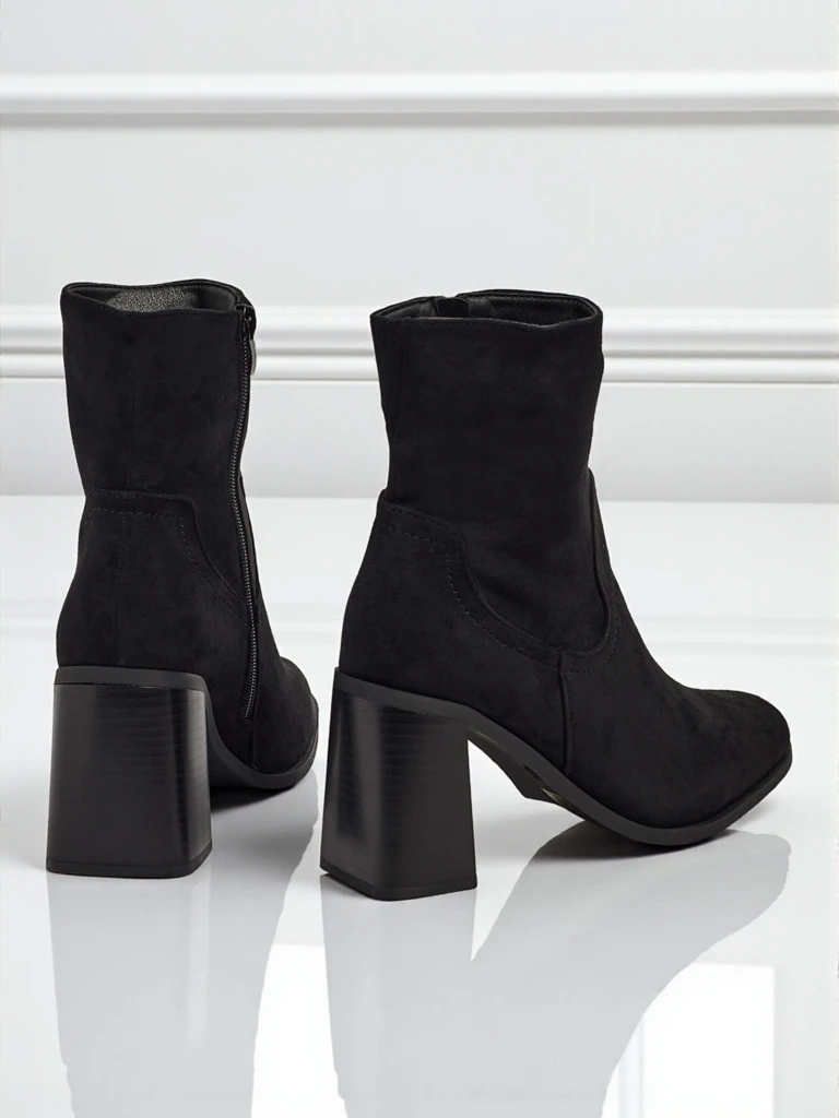 Дамски еко велурени боти на ток Rune Fast