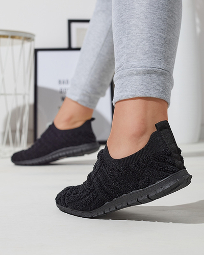 Черни дамски спортни обувки кецове Kerliv- Footwear