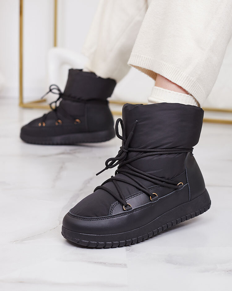 Royalfashion Дамски ботуши за сняг с приплъзване в черен цвят Iredas