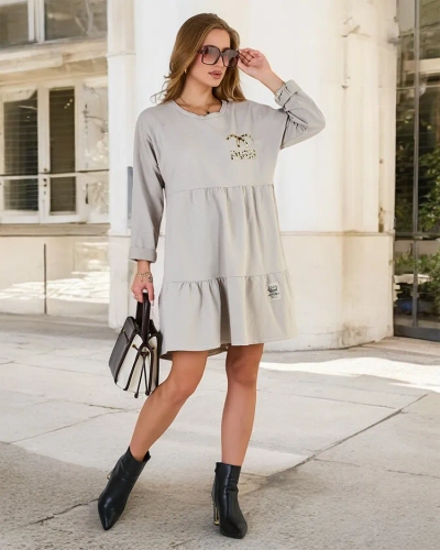 Royalfashion Дамска рокля от плат