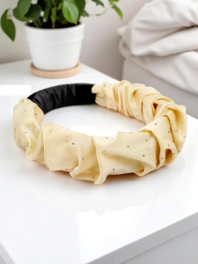 Royalfashion Сатенена лента за коса Bianca