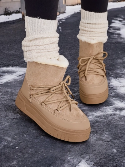 Дамски обувки за сняг с връзки Royalfashion Moniuc