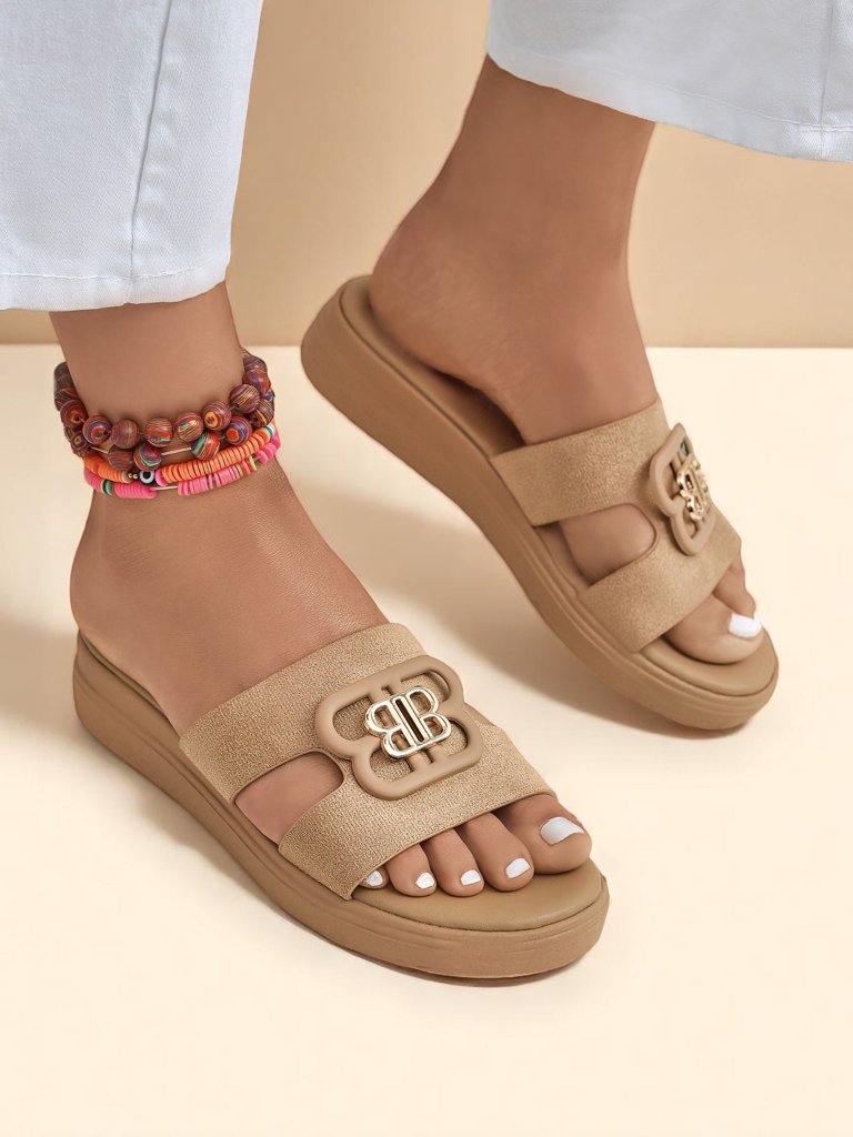 Royalfashion Дамски чехли на плоска подметка ChicStep