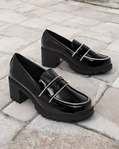 Дамски обувки на Royalfashion Patent Loafers Befies