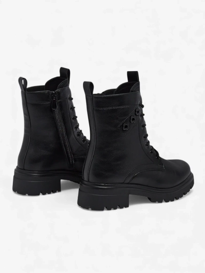 Дамски еко кожени боти с връзки Nometa