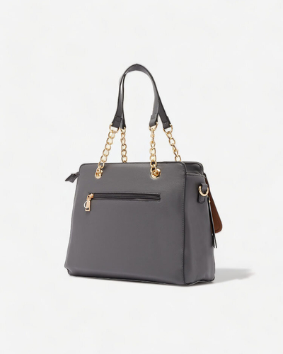 Royalfashion Сива дамска чанта